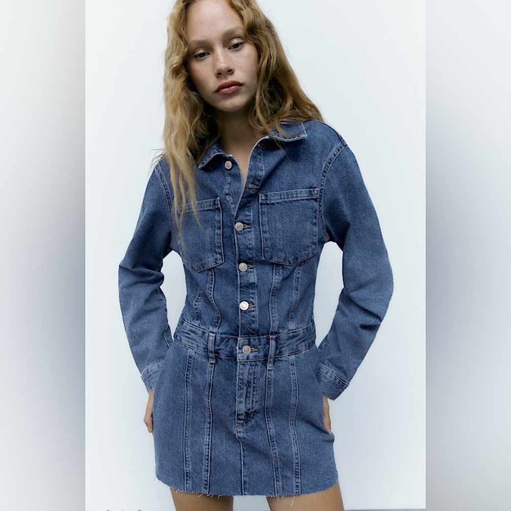 Zara denim dress
